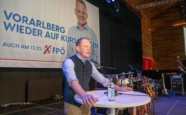 FPÖ-Spitzenkandidat Christof Bitschi.