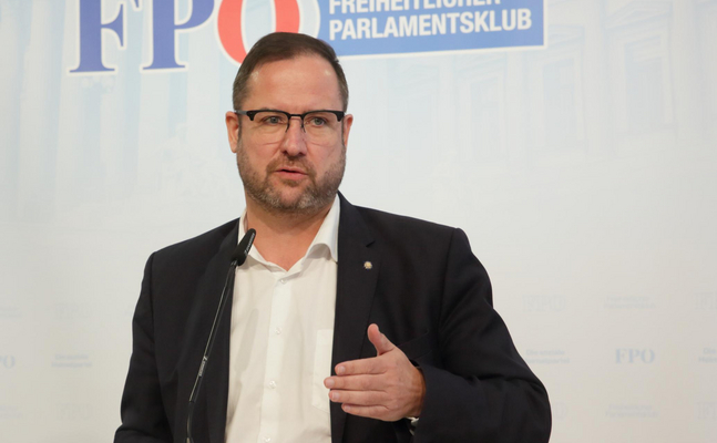 FPÖ-Generalsekretär Christian Hafenecker.